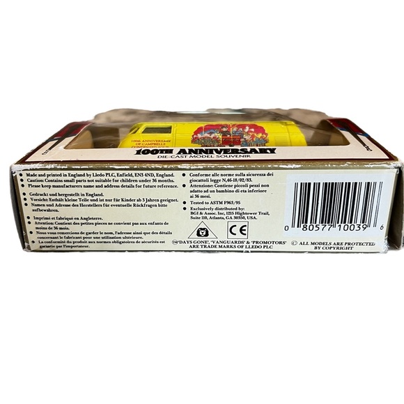Campbell’s 100th Anniversary Tomato Soup Die Cast Model Van Collectable Souvenir - Picture 5 of 5